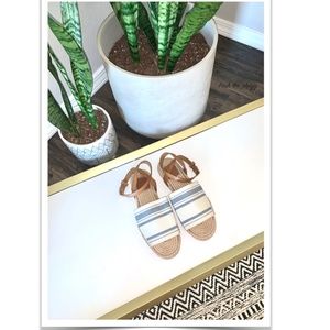 Tory Burch • 💛SOLD💛 Canvas Flats 8.5